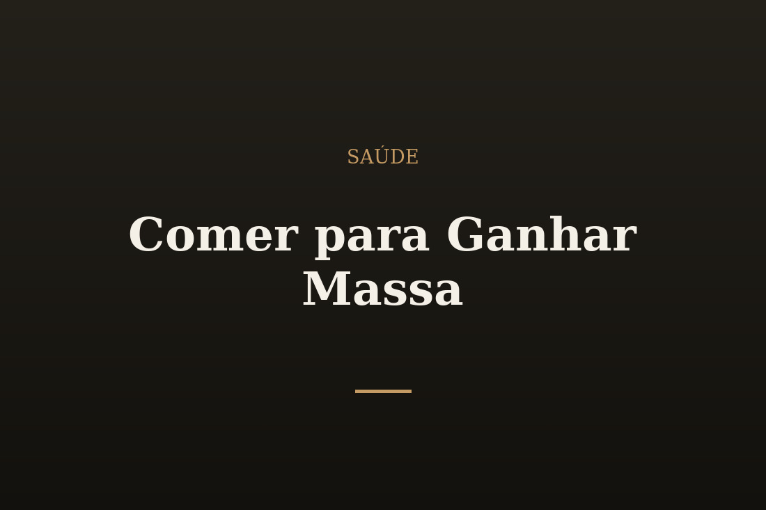 Refeição rica em proteína para ganho de massa