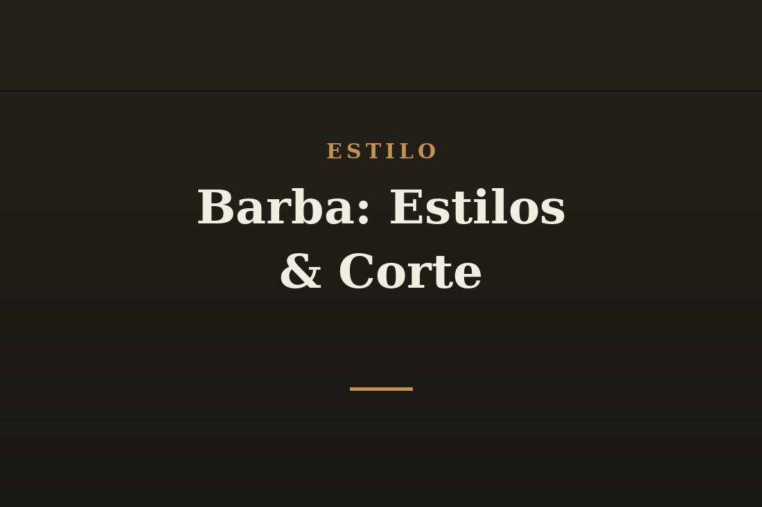 Estilos de barba masculina