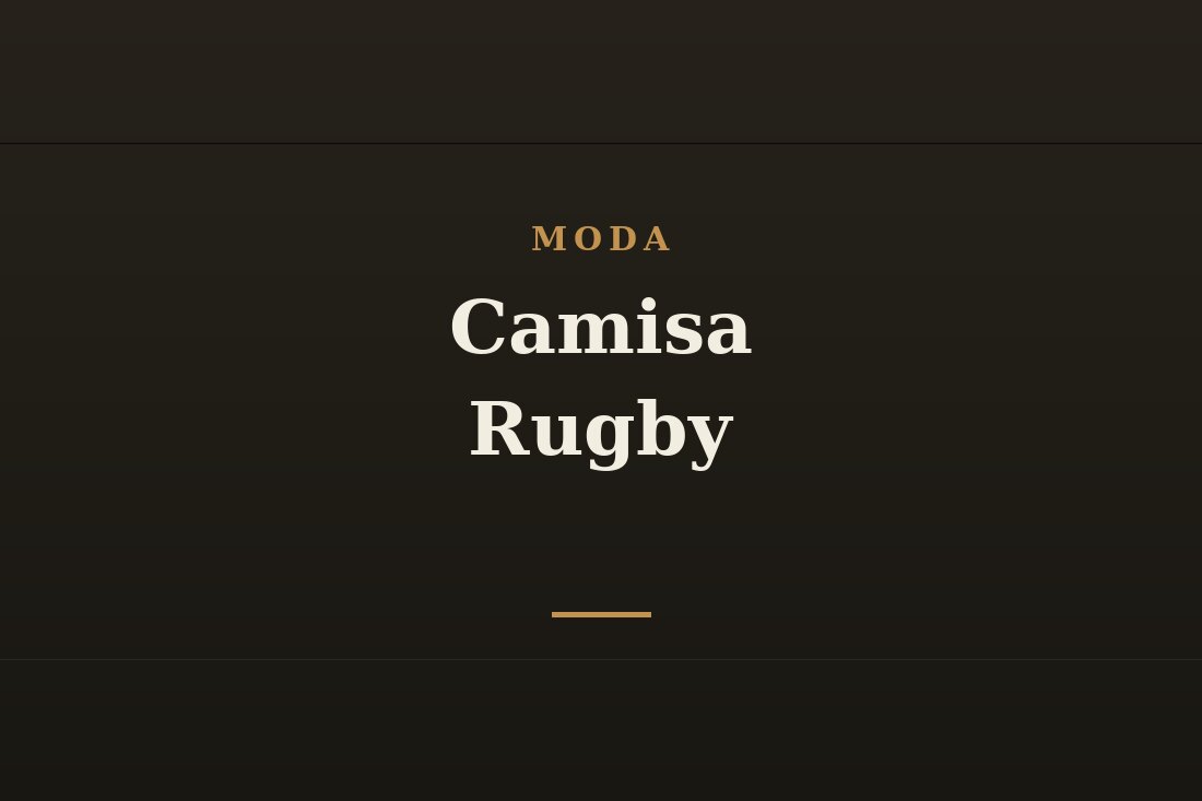 Camisa rugby masculina listrada