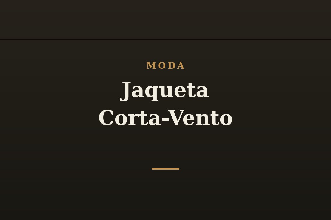 Jaqueta corta-vento masculina