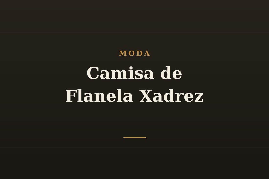 Camisa masculina de flanela xadrez