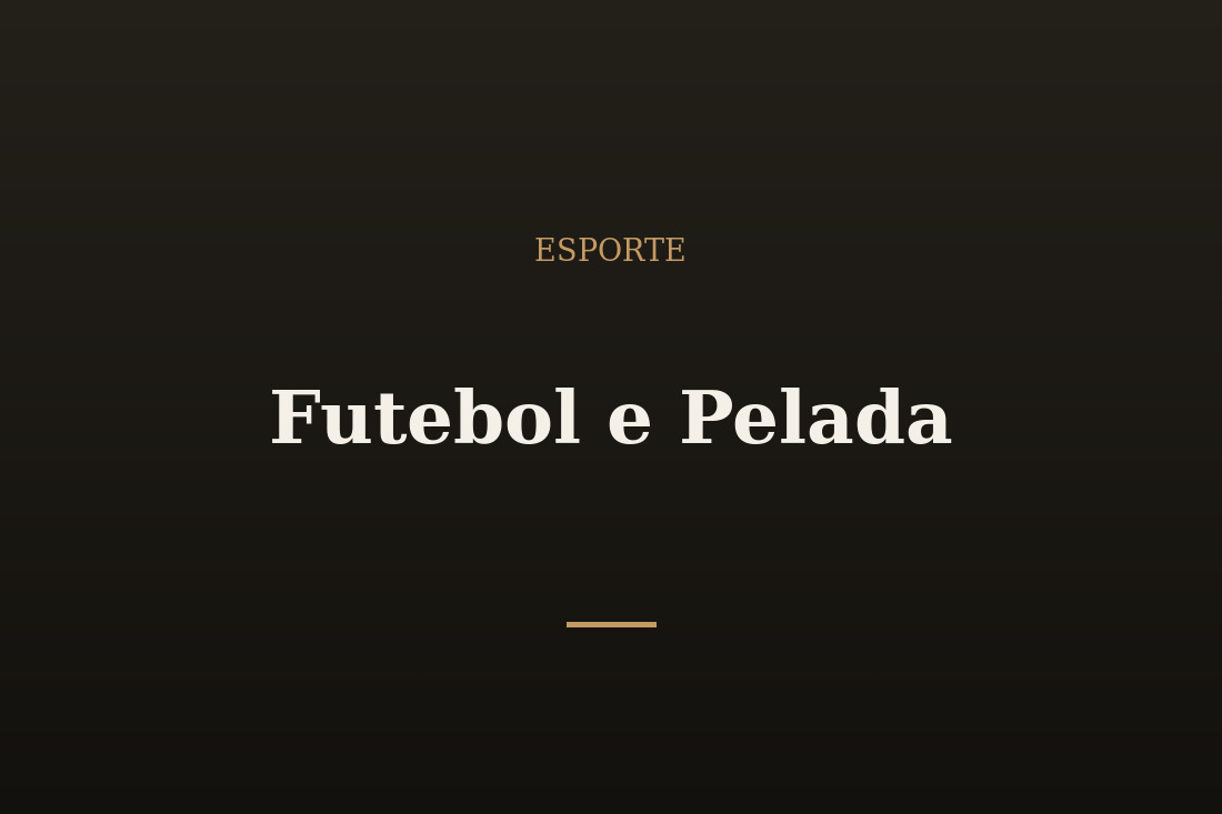 Bola de futebol no campo