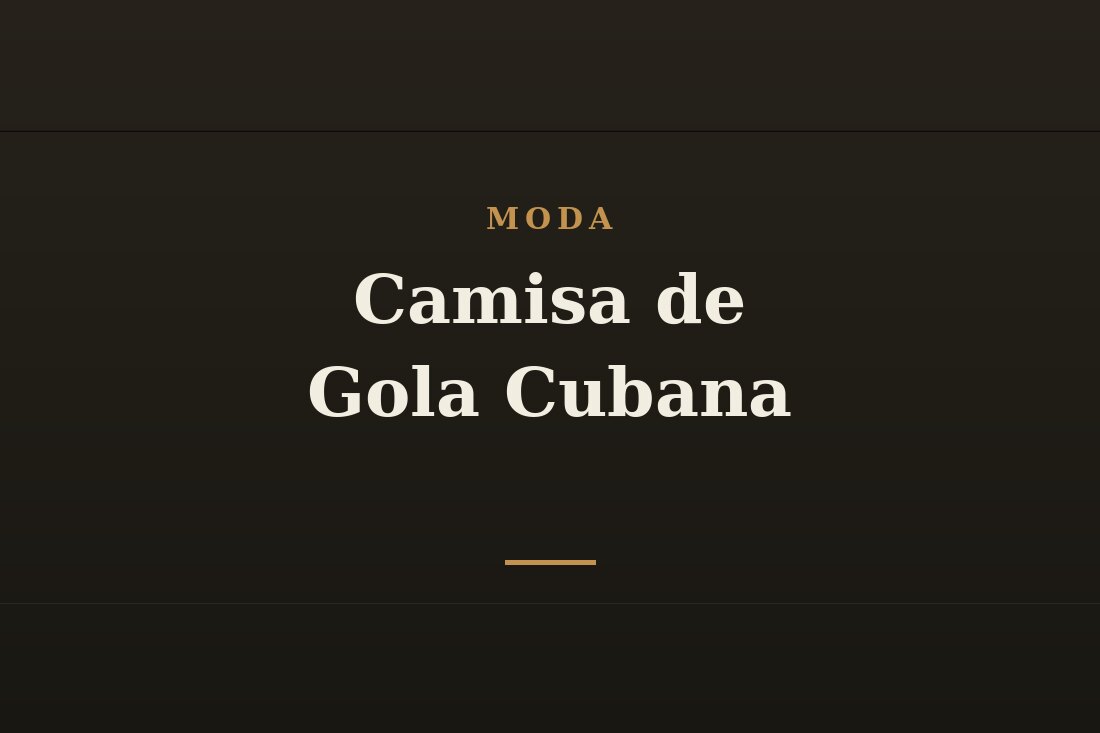 Camisa masculina de gola cubana estampada