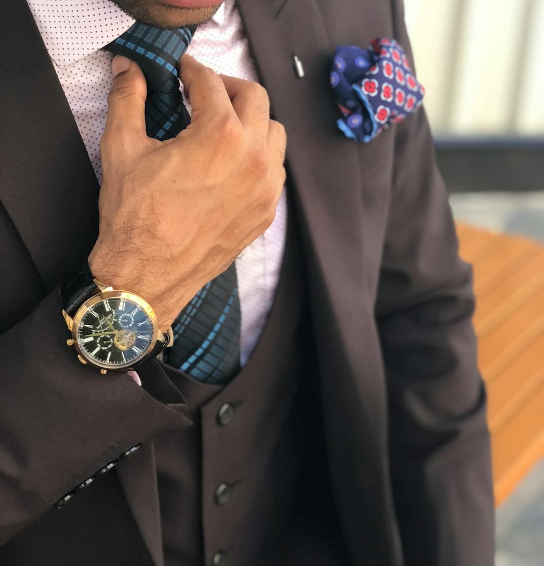 Gravata masculina elegante
