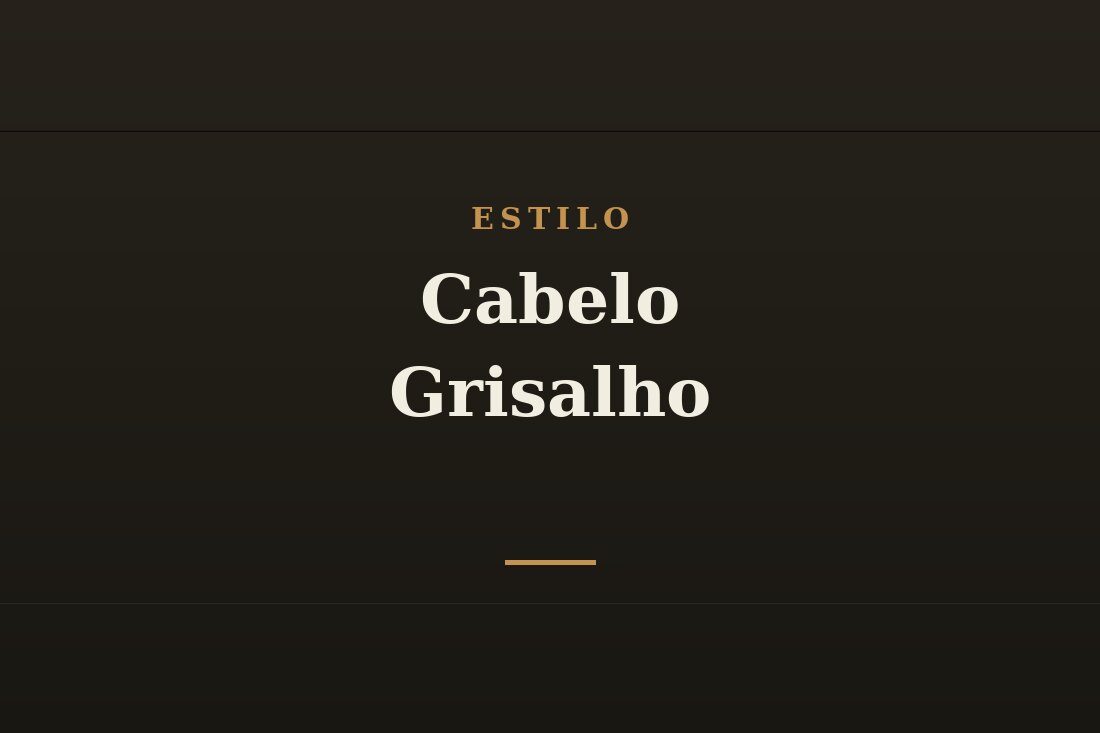 Homem com cabelo grisalho sal e pimenta