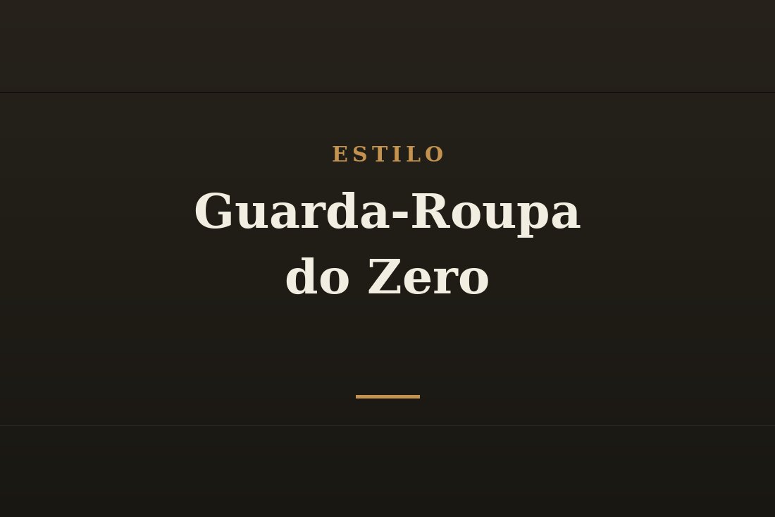 Guarda-roupa masculino organizado