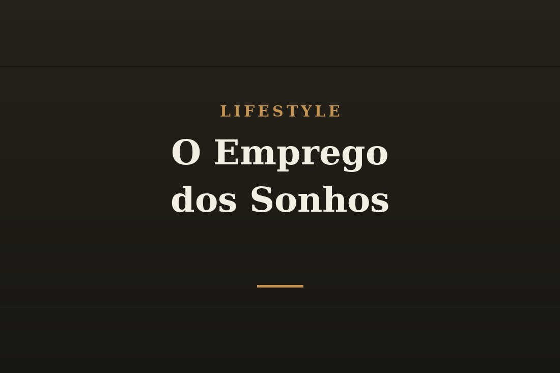 Homem realizado no trabalho dos sonhos
