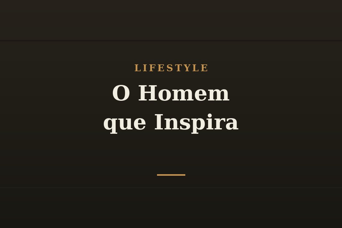Homem inspirador liderando pelo exemplo