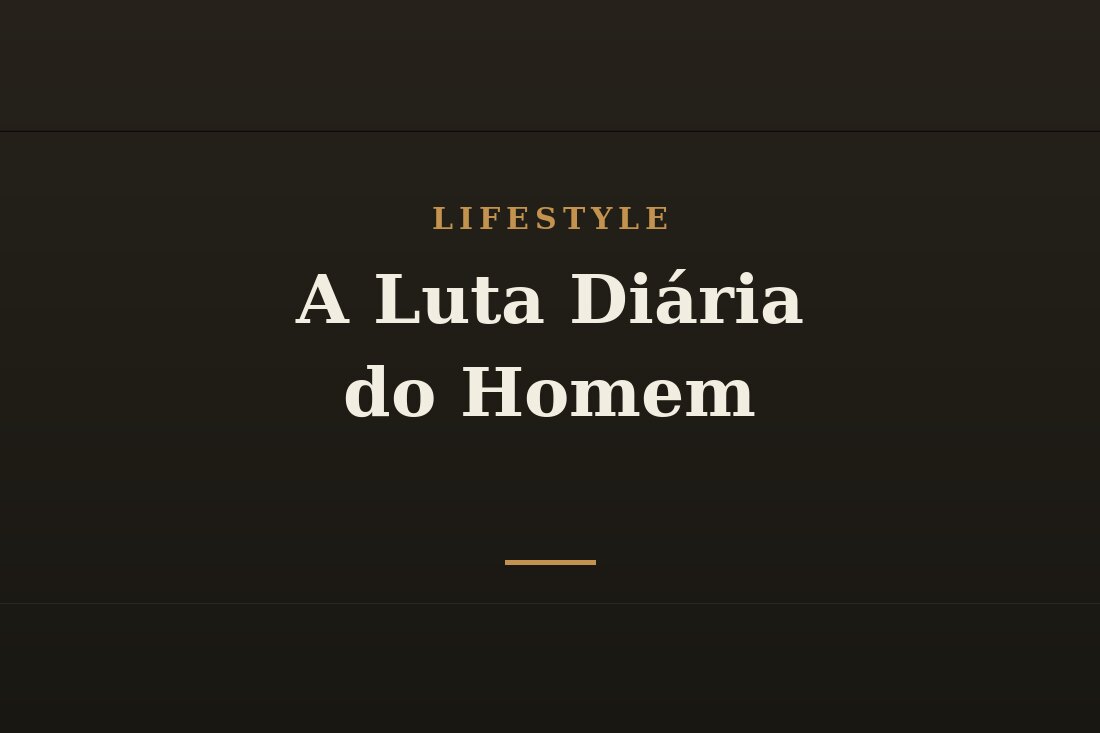 Homem enfrentando os desafios do dia