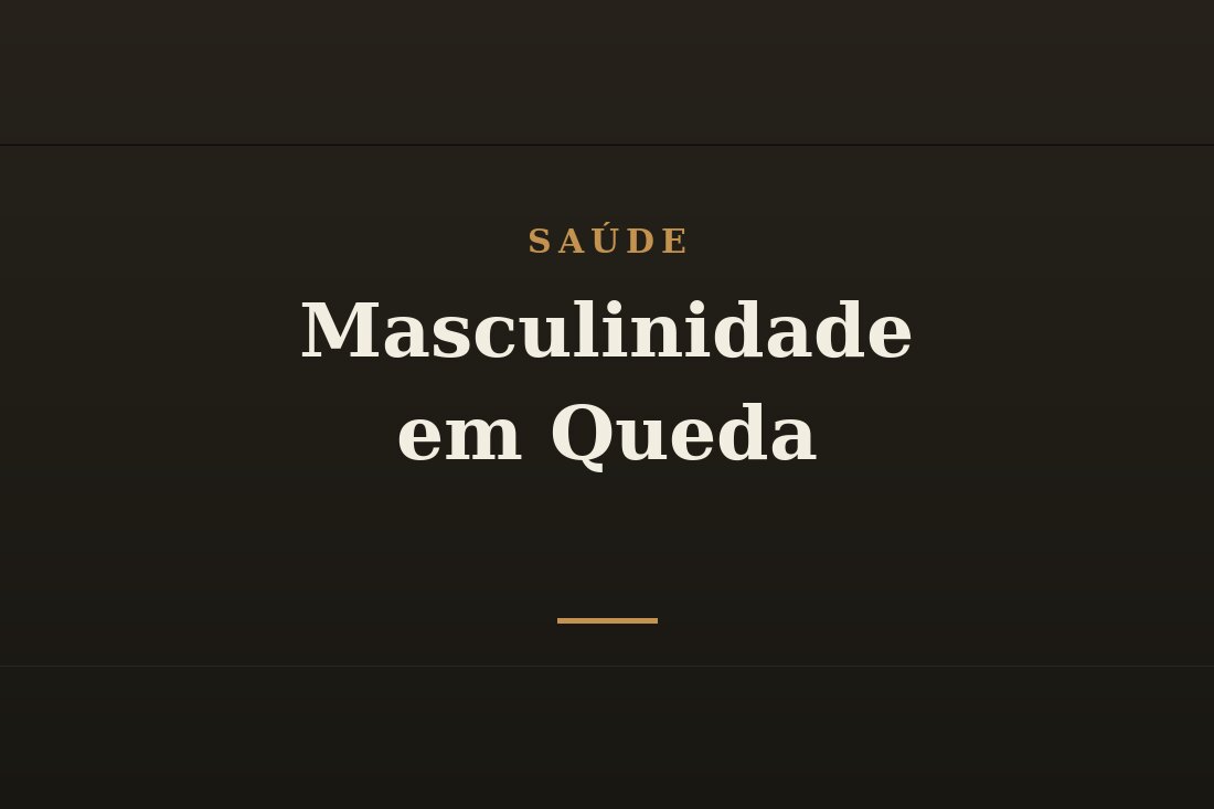 Homem cuidando da saúde e da testosterona