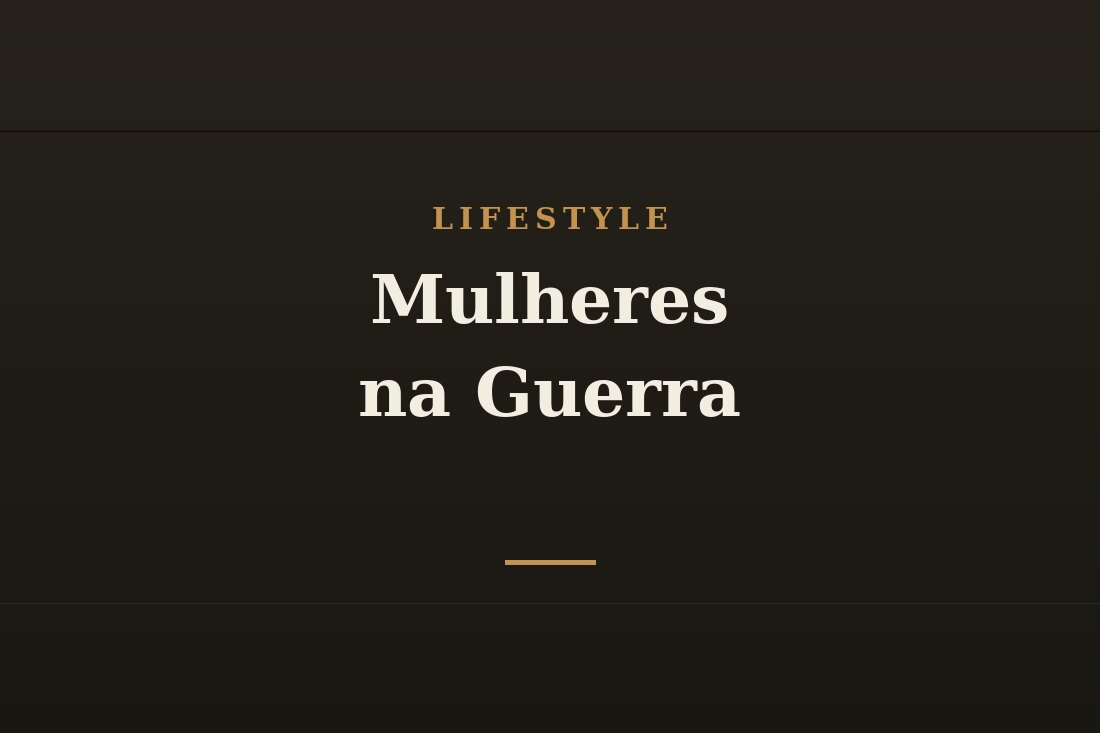 Mulheres soldados em serviço militar
