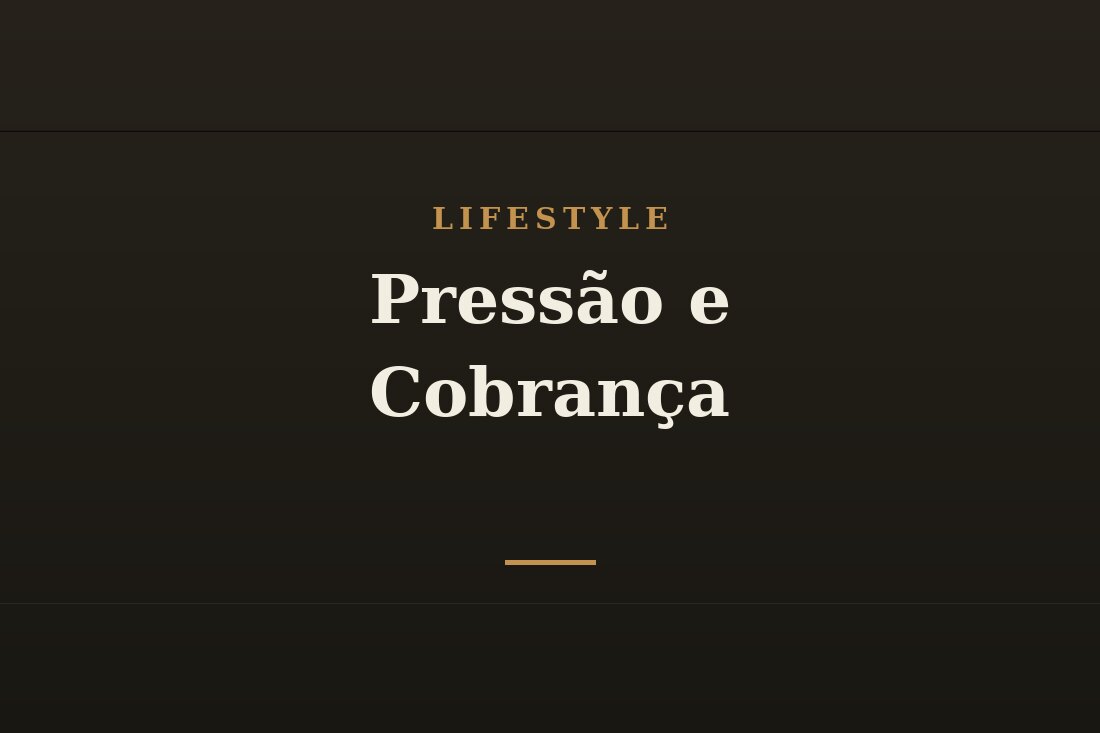 Homem lidando com pressão no trabalho