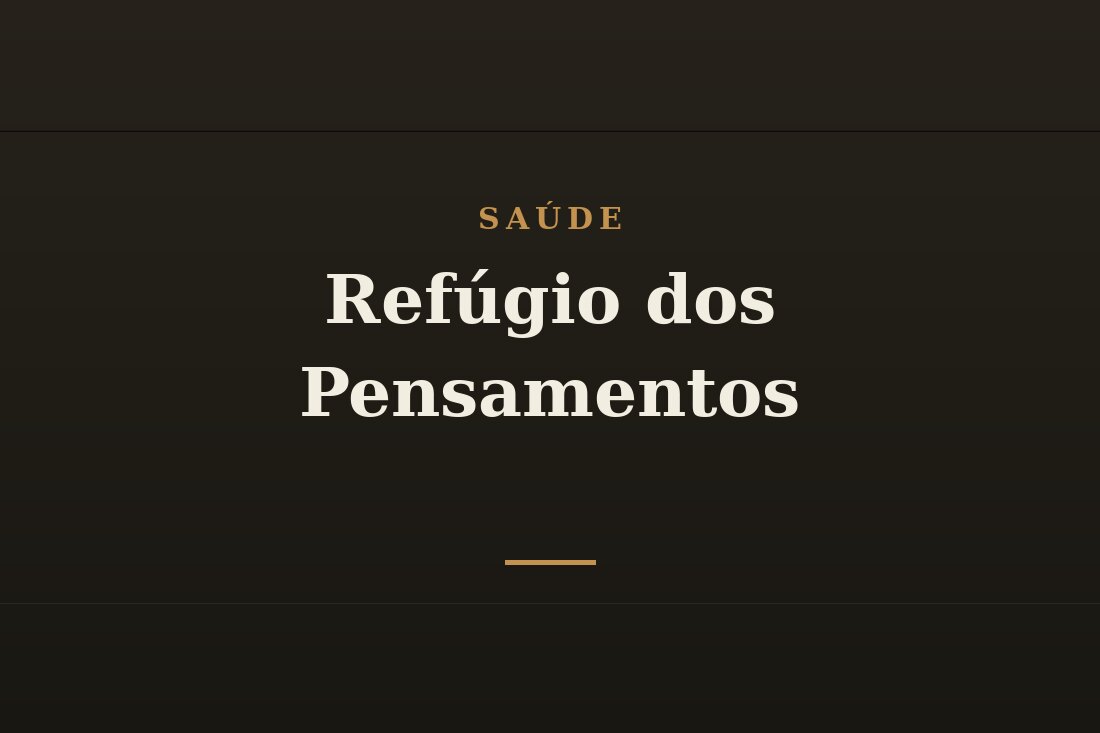 Homem em seu refúgio pessoal de reflexão