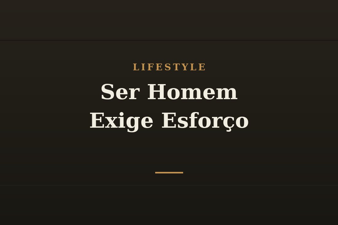 Homem comprometido com seu crescimento