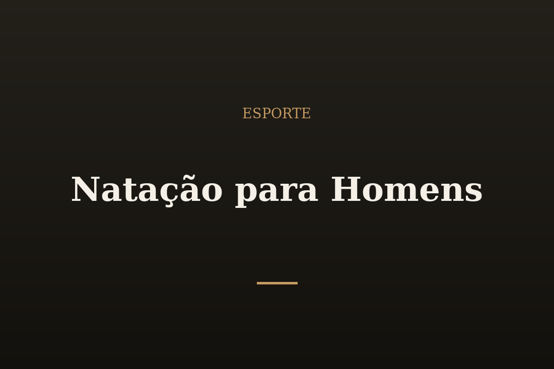 Homem nadando na piscina