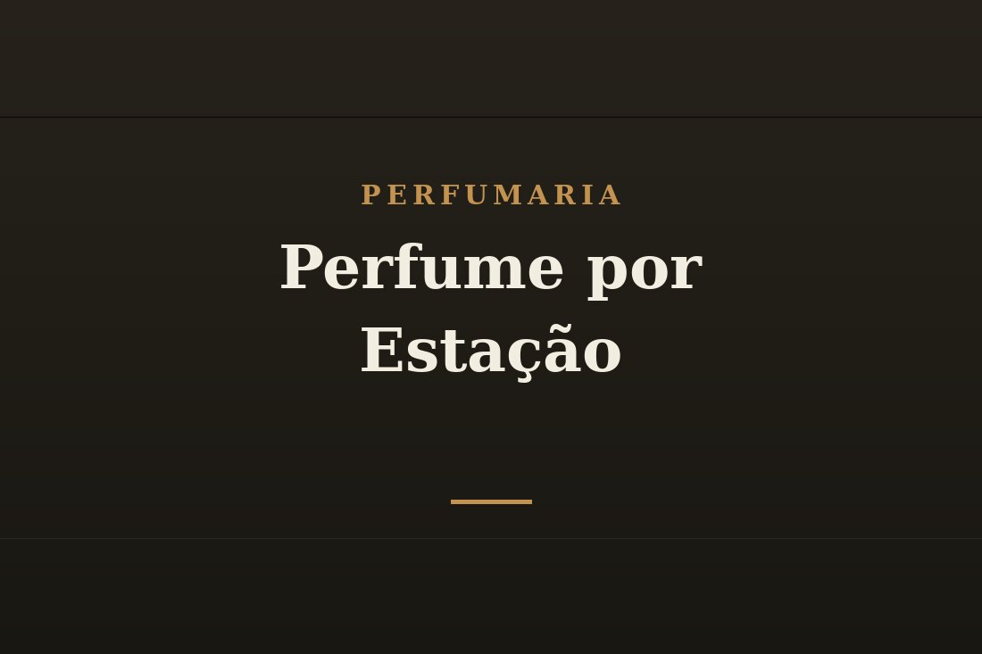 Frascos de perfume masculino por estacao