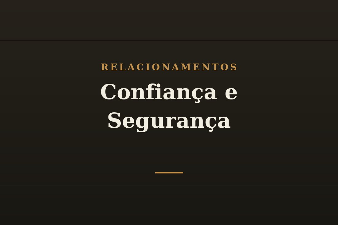 Casal seguro e confiante