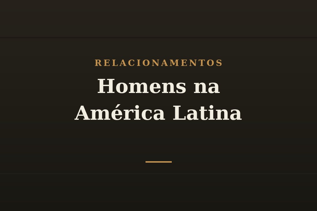 Mapa da América Latina com proporção de homens e mulheres