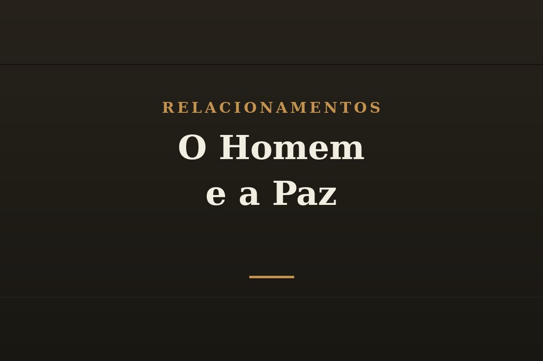 Homem tranquilo em casa