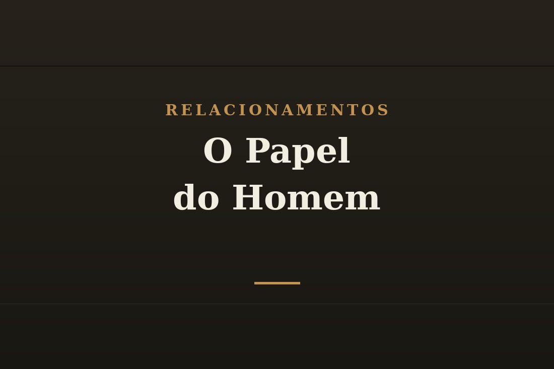 Homem com postura de responsabilidade