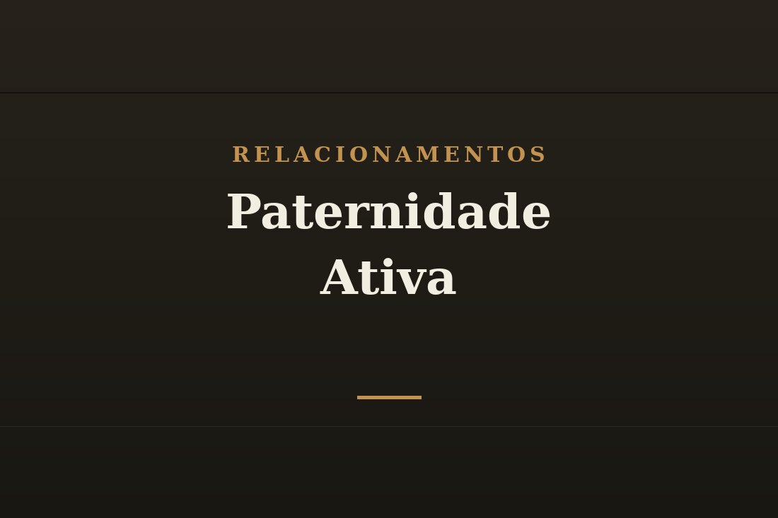 Pai moderno participativo com os filhos