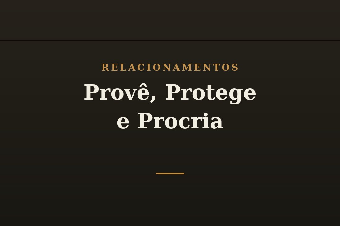 Homem como provedor e protetor da família