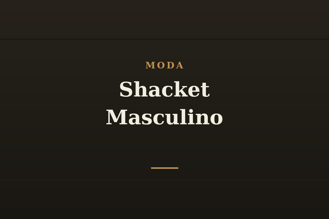 Shacket masculino sobrecamisa
