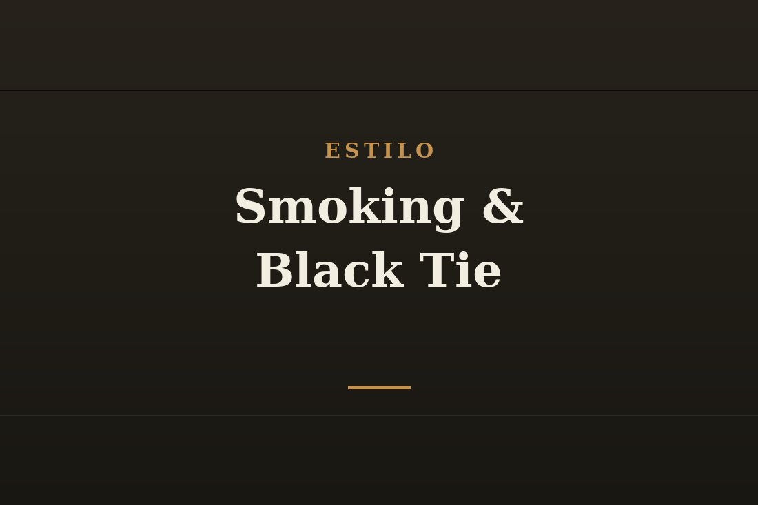 Homem de smoking em traje black tie